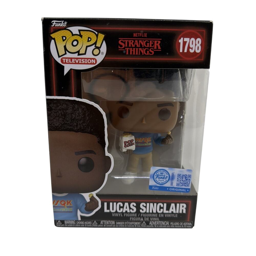 Funko Pop Stranger Things S5 Lucas Sinclair #1798 Special Edition New in Box